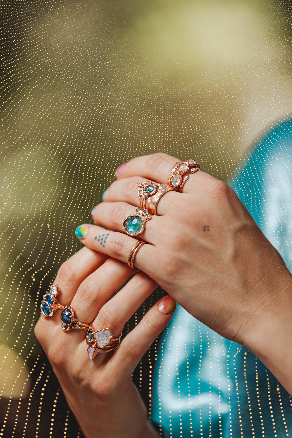 Infinite Love Alexandrite Light and Scallop Stack