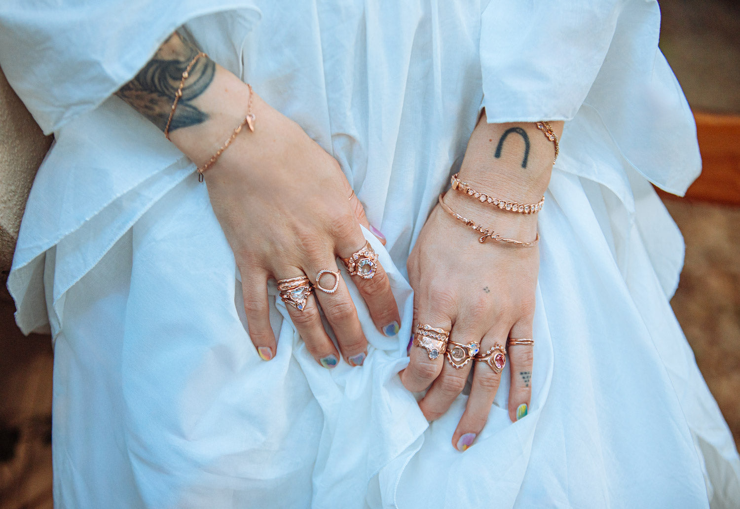 Infinite Love Rose Cut Diamond Ring