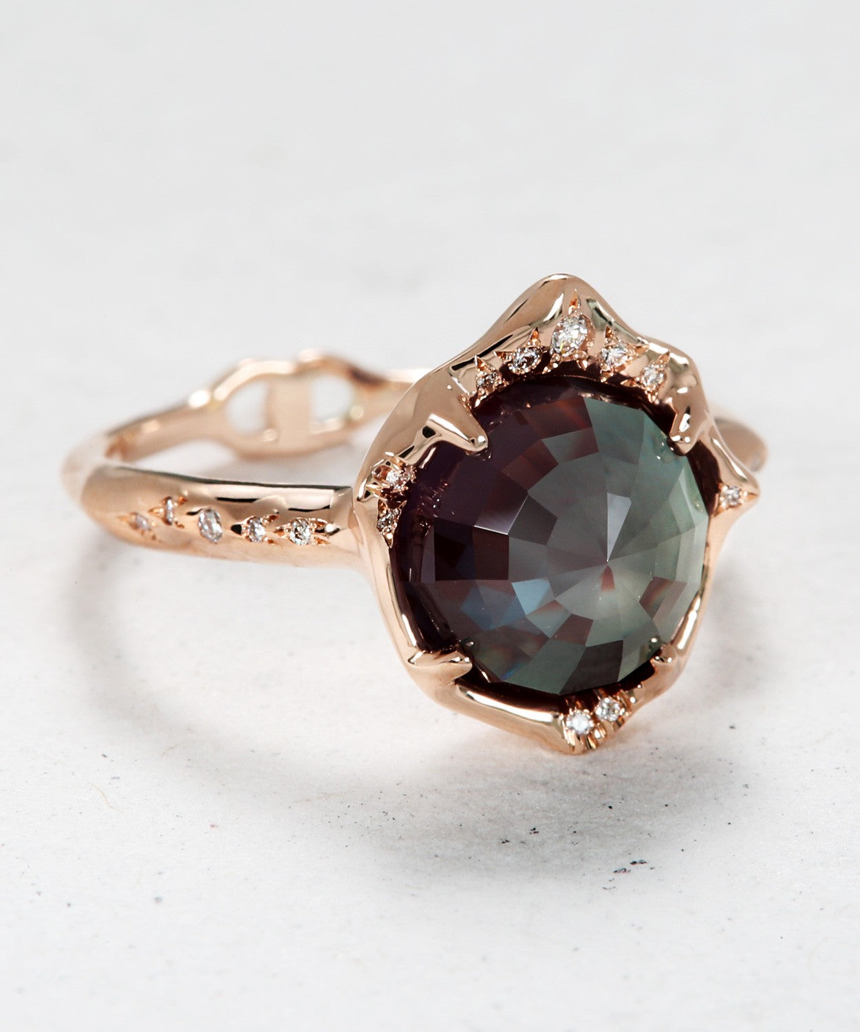 Infinite Love Alexandrite Light Ring