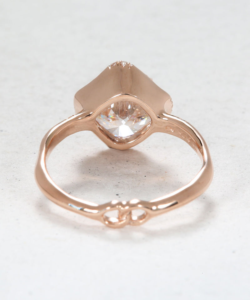 Infinite Love Cushion Diamond Ring