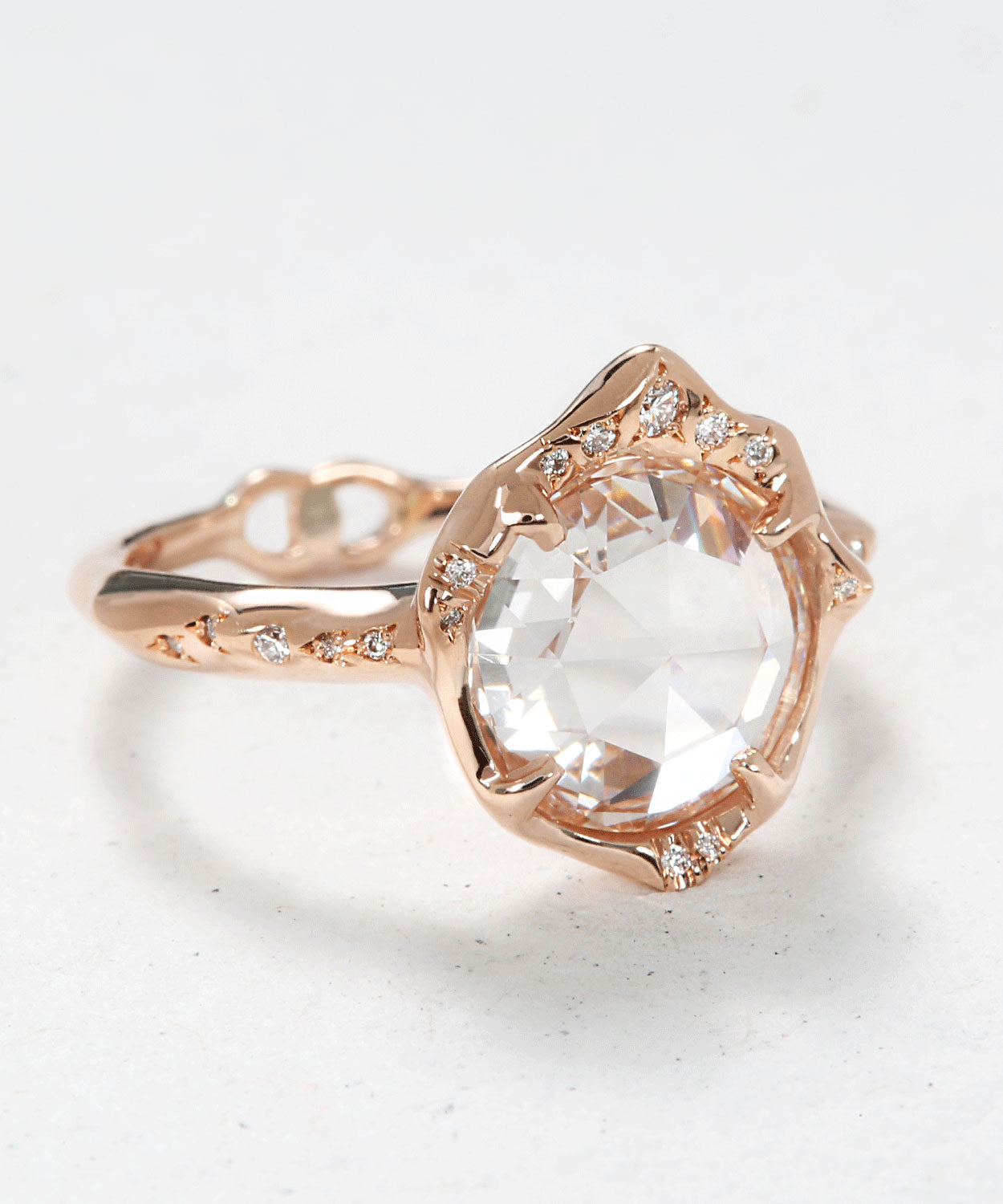 Infinite Love Rose Cut Diamond Ring