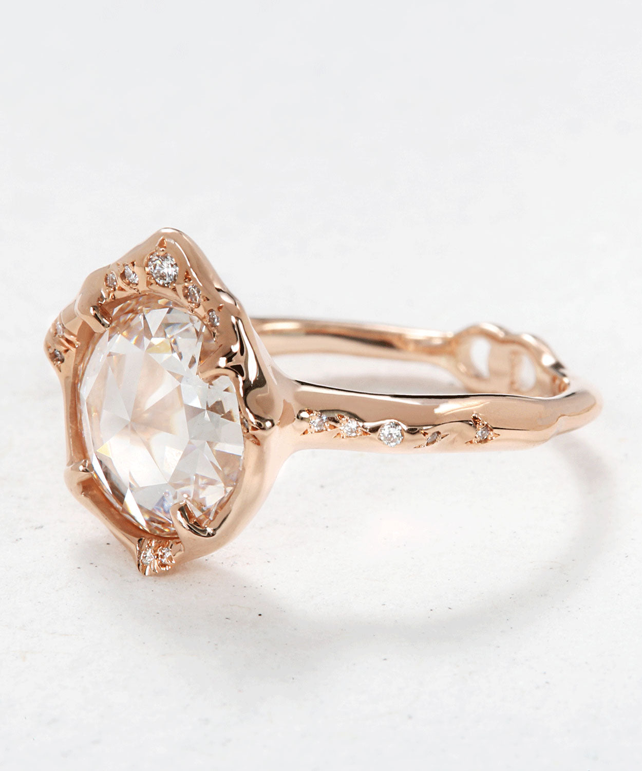 Infinite Love Rose Cut Diamond Ring