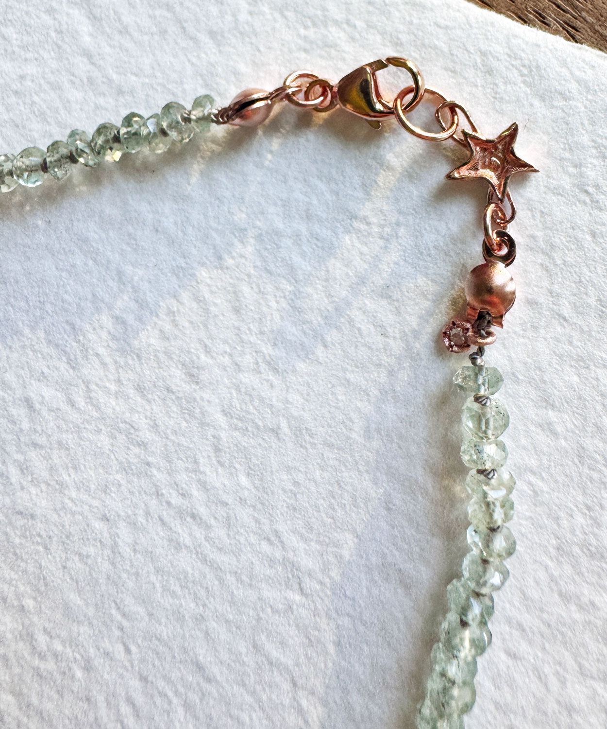 Luminous Cerulean Sapphire Bead Necklace