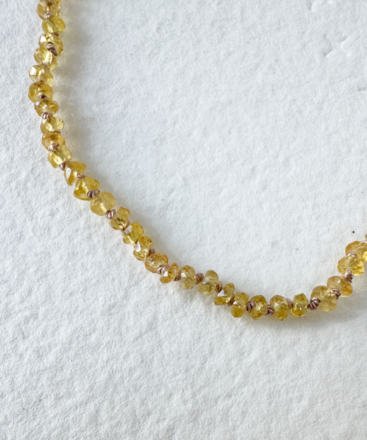 Luminous Yellow Sapphire Bead Bracelet