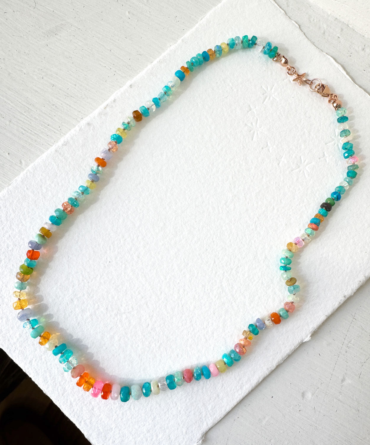 Ocean Candy Ethiopian Opal Bead Necklace