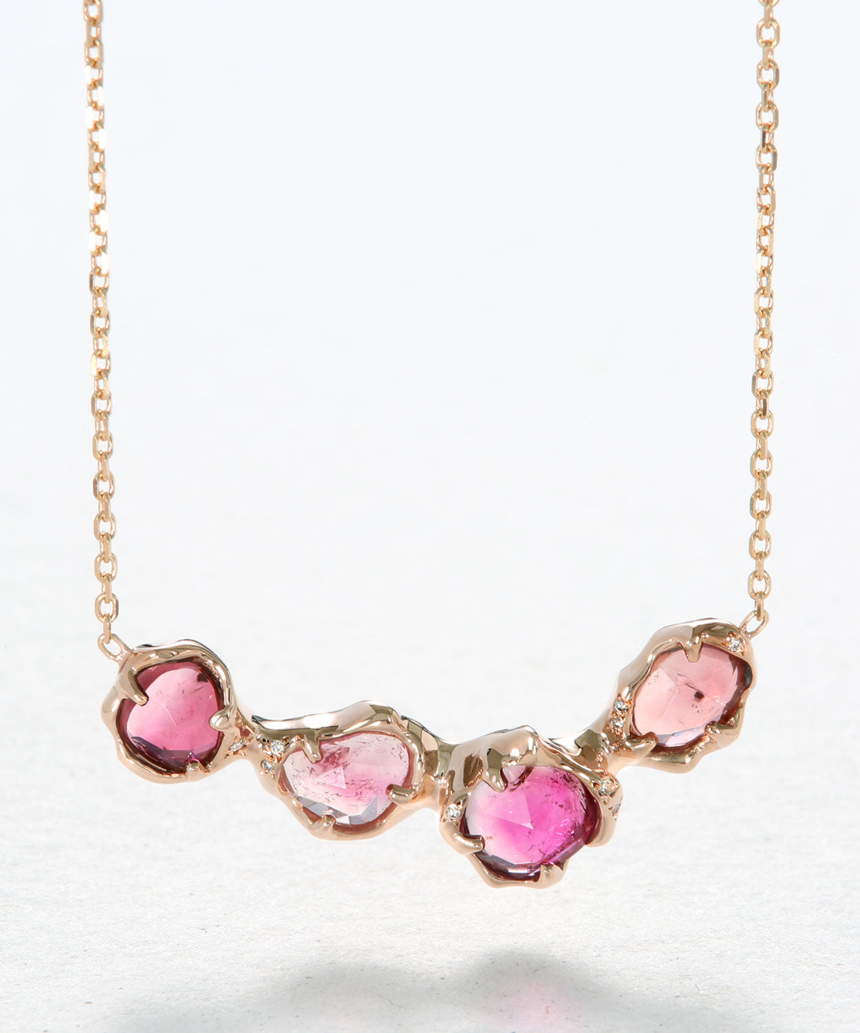 Sacred Heart of Pink Beams Necklace