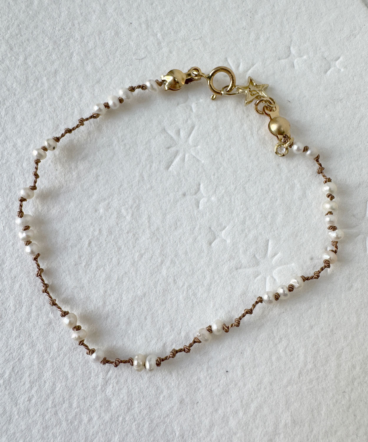 Staggered Mini Pearl Bracelet