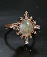Starburst Glittering Space Opal Ring