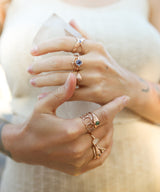 Shooting Star Signet Ring