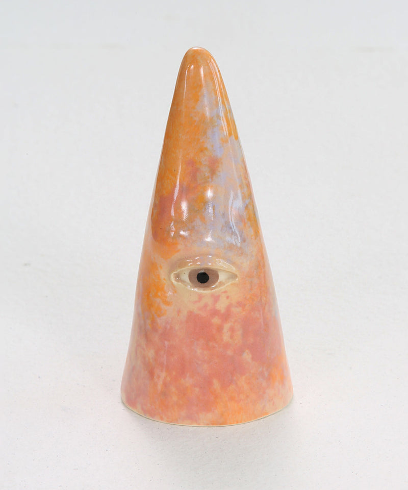 Handmade Ring Cone With Sunset Watercolors