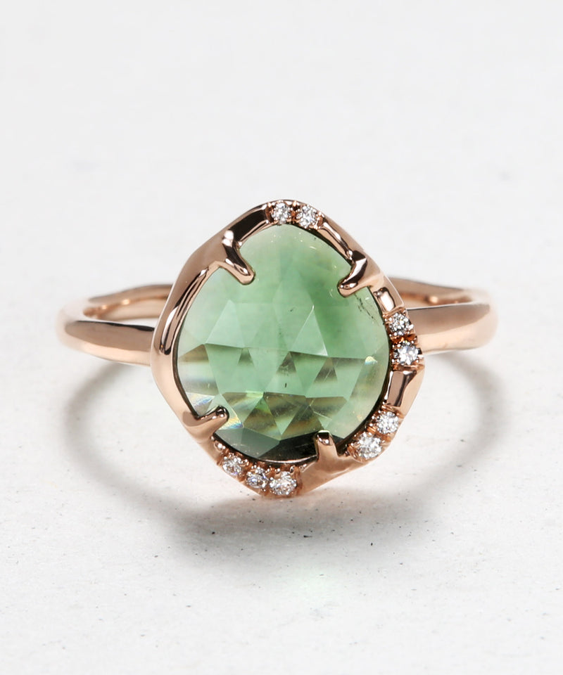 Aphenos Sea Green Tourmaline Ring
