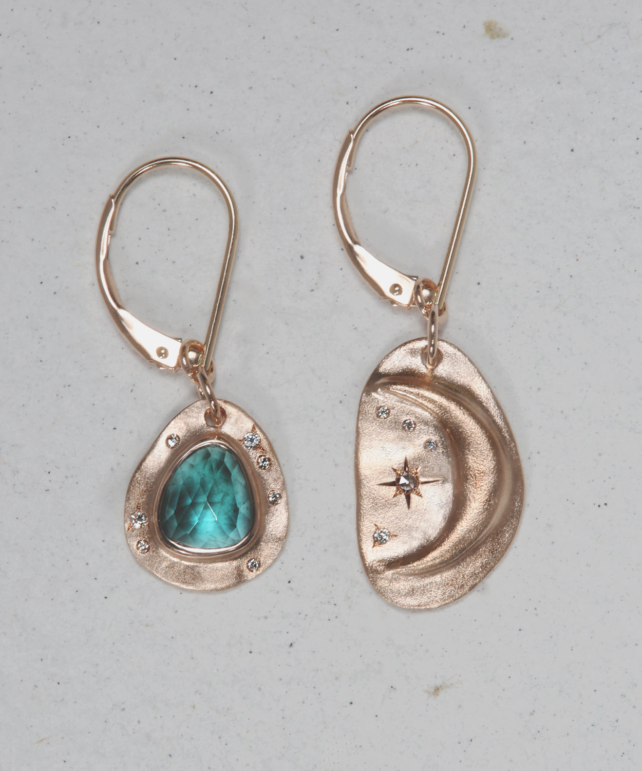 Big Dipper Moon Earrings