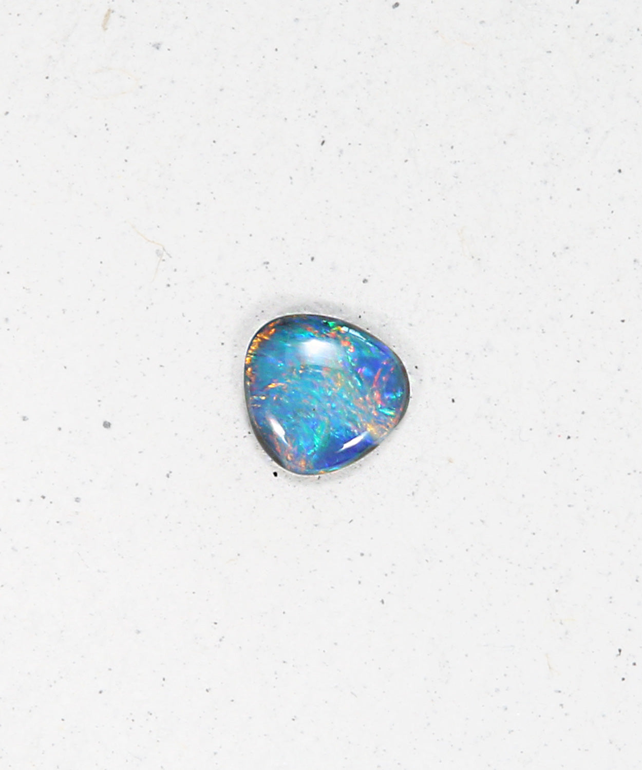 Cosmic Light Black Opal Ring Stone 1