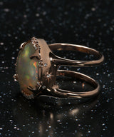 Ethos Multicolor Sparkle Opal Ring