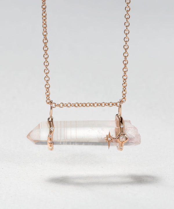 Horizontal Healing Stone Necklace