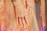 Aphenos Pink Ombre Ring