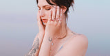 Aquamarine Milgrain Studs