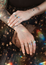 Stardust Ethiopian Opal Ring
