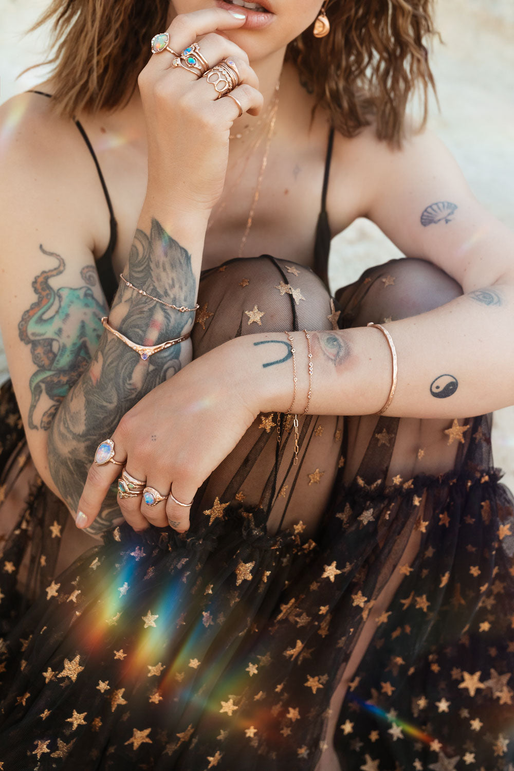 Tiny Opal Constellation Bracelet