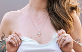 Sapphire Burst Necklace
