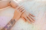 Thin Celestial Diamond Bangle
