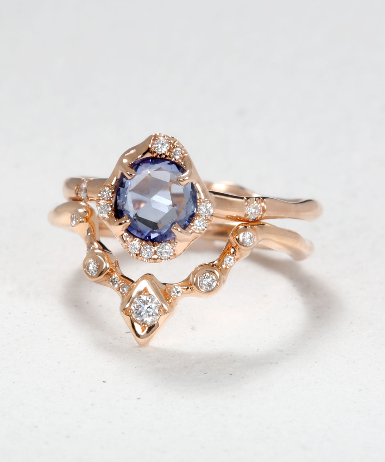 Infinite Love Blue Sapphire and Ethereal Stack