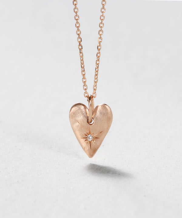 Little Heart Plate Necklace