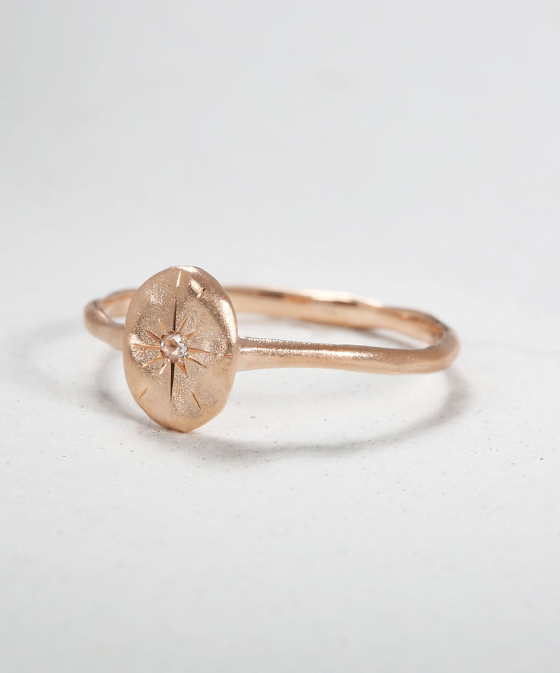 Little Star Plate Ring