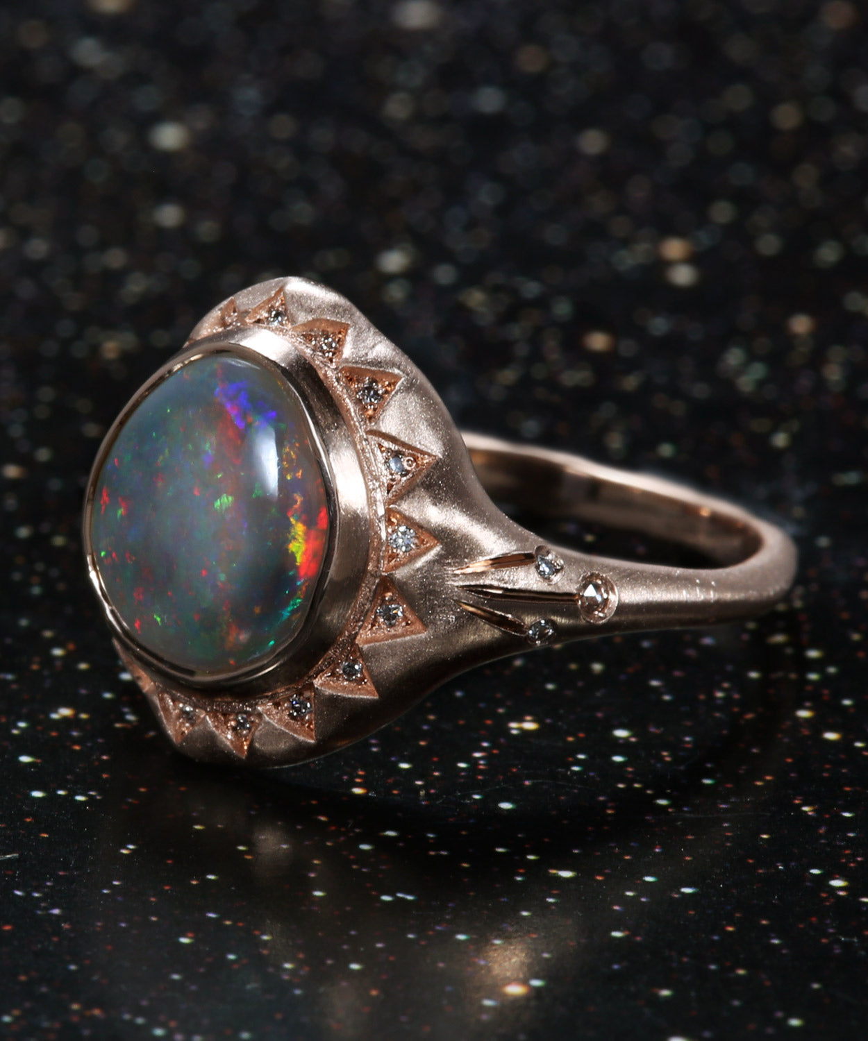 My Sunshine Galactic Sky Opal Ring