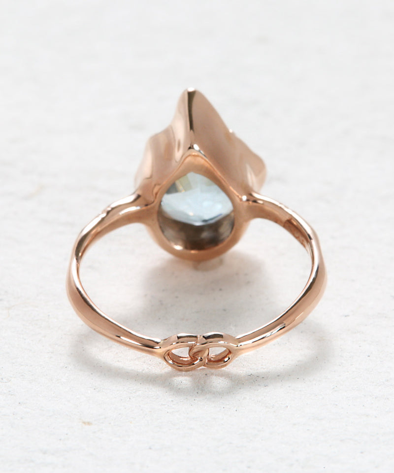 Infinite Love Aquamarine Ring