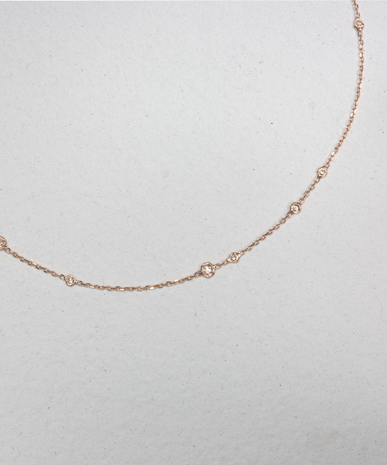 Rose Cut Diamond Choker