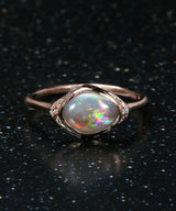 Seeing Eye Nebular Flash Opal Ring