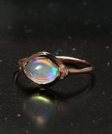 Seeing Eye Fluorescent Flash Opal Ring