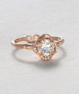 Shimmering Diamond Engagement Ring