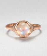 Star Dusted Moonstone Ring