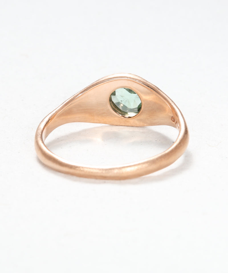 Star Etched Signet Ring