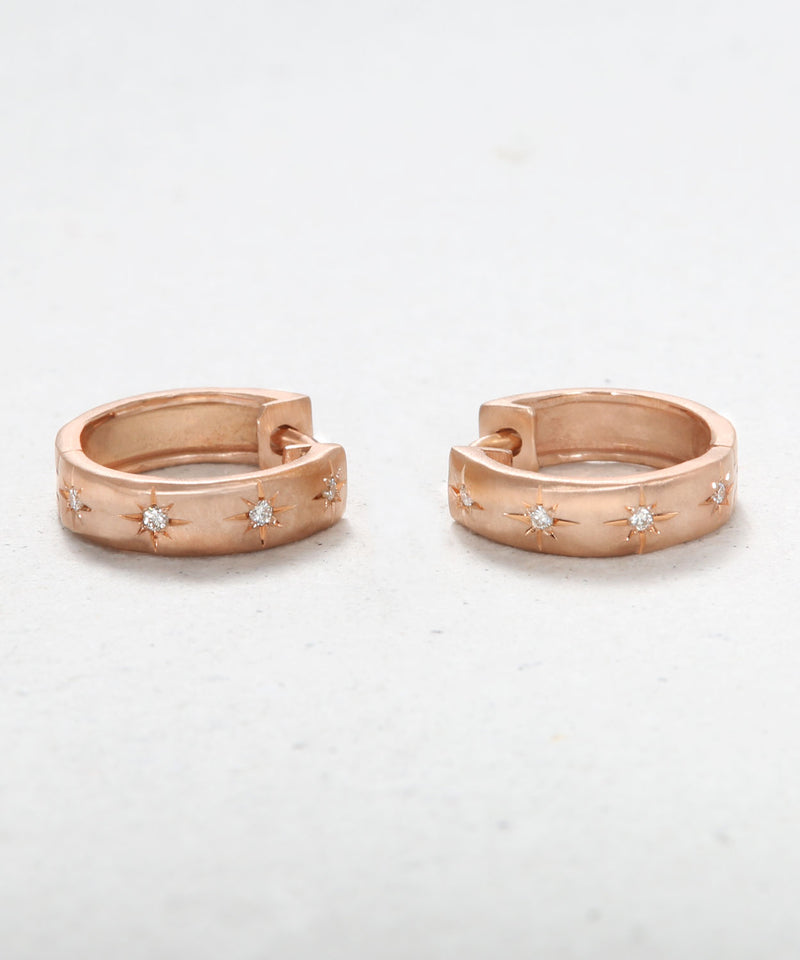 Star Hoop Earrings