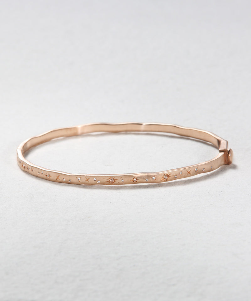 Thin Celestial Diamond Bangle