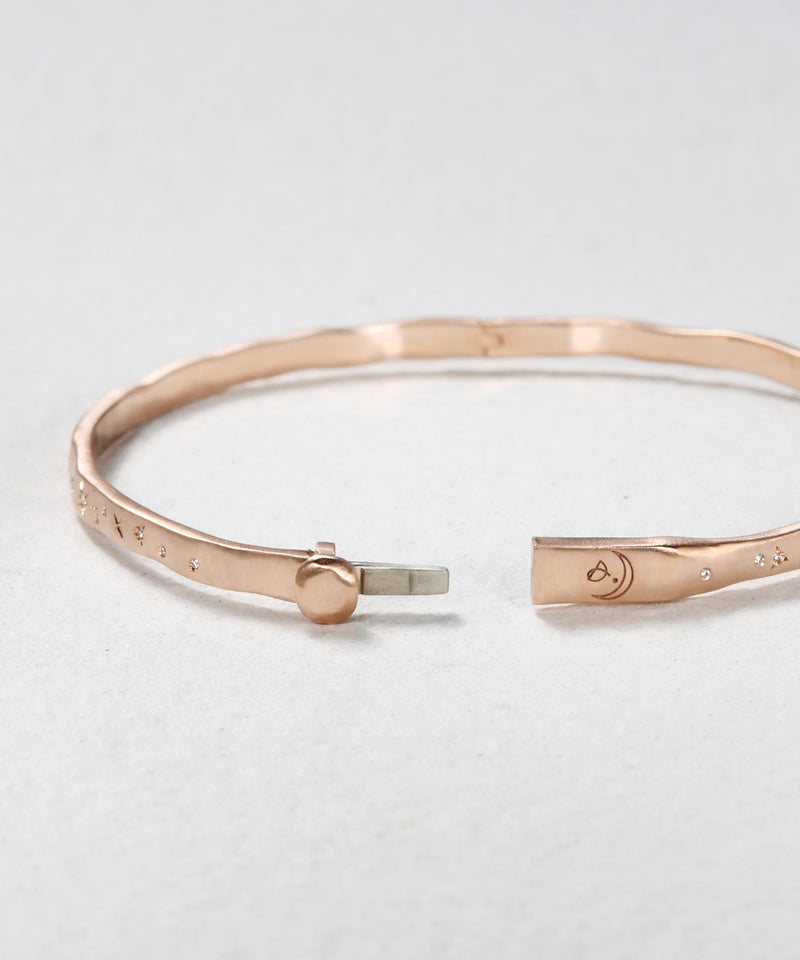 Thin Celestial Diamond Bangle